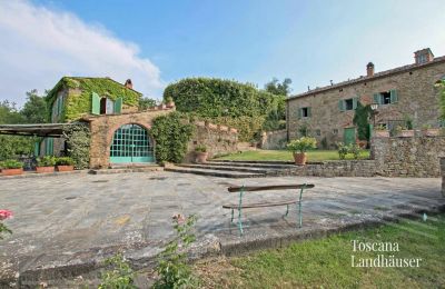 Casa di campagna in vendita Arezzo, Toscana, RIF 2993 Blick auf Gebäude