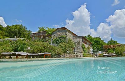 Casa di campagna in vendita Gaiole in Chianti, Toscana, RIF 3003 Pool und Rustico