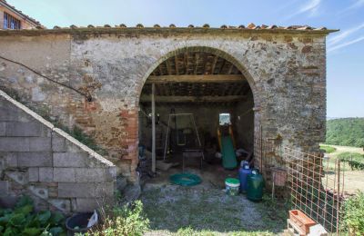 Casale in vendita Asciano, Toscana, RIF 2982 Blick auf NG