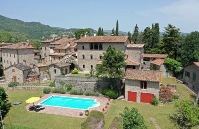 Villa padronale in vendita Caprese Michelangelo, Toscana, Foto con drone