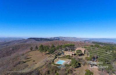 Casa di campagna in vendita Gaiole in Chianti, Toscana, RIF 3041 Hügelposition