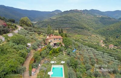 Casa di campagna in vendita Loro Ciuffenna, Toscana, RIF 3098 Vogelperspektive