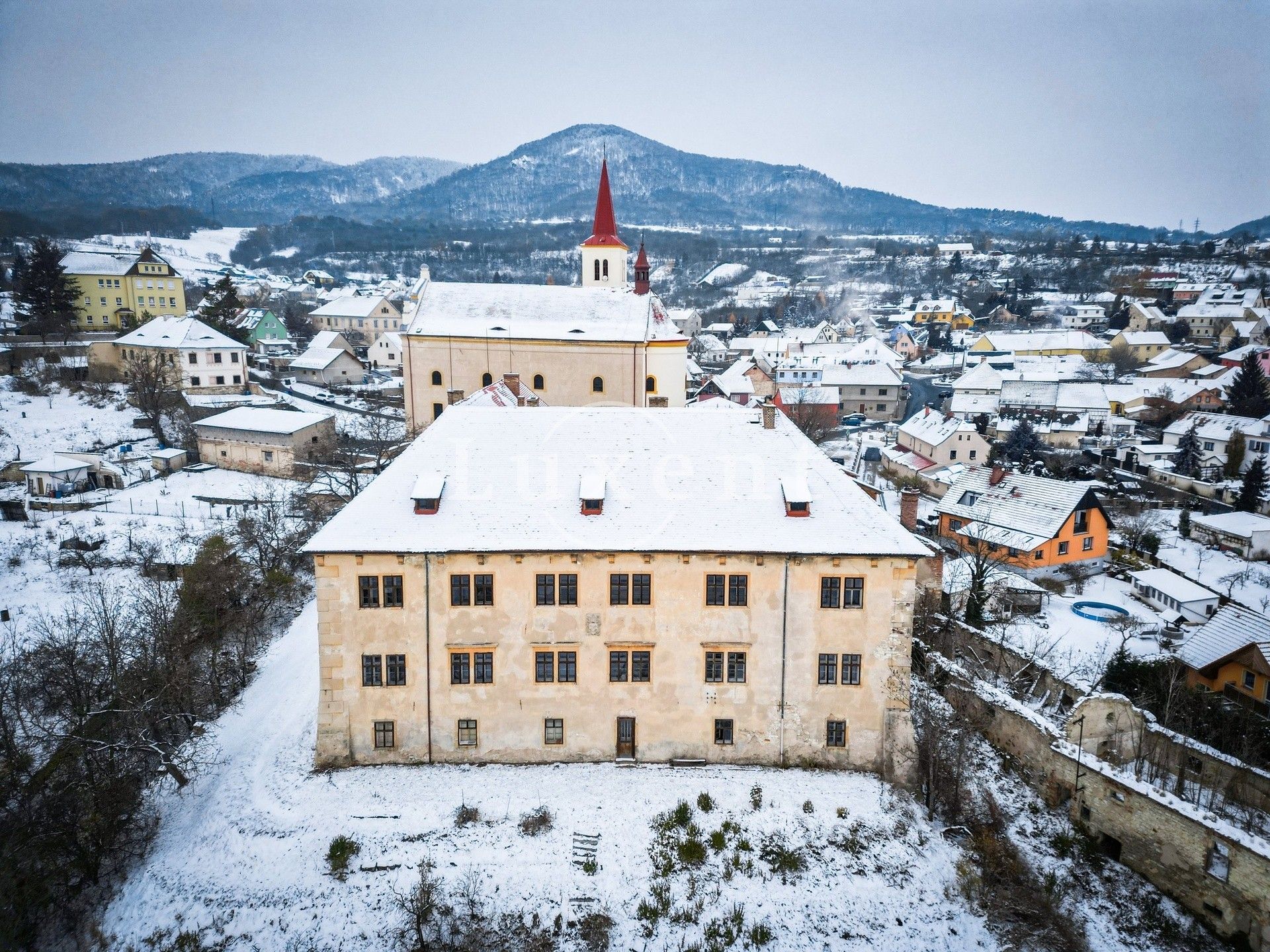 Immagini Castello del primo barocco a Žitenice, Boemia settentrionale