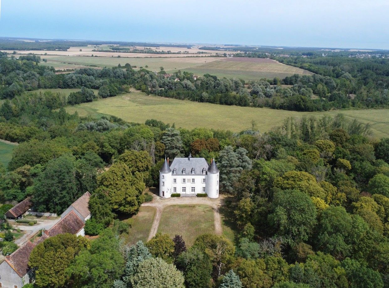 Immagini Elegante piccolo castello vicino a Châteauroux, Valle della Loira