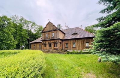 Villa padronale in vendita Paplin, Dwór w Paplinie, Mazovia, Vista posteriore