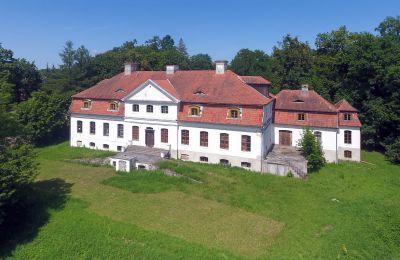 Villa padronale in vendita Jaśkowo, Dwór w Jaśkowie, Voivodato di Varmia-Masuria, Foto con drone