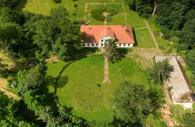 Villa padronale in vendita Rożnów, Dwór w Rożnowie, województwo małopolskie, Foto con drone