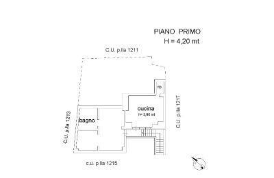 Proprietà Oria, Pianta del piano 1