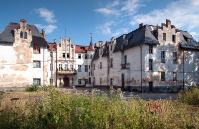 Palazzo in vendita Dobrocin, Pałac w Dobrocinie, Bassa Slesia, Vista frontale