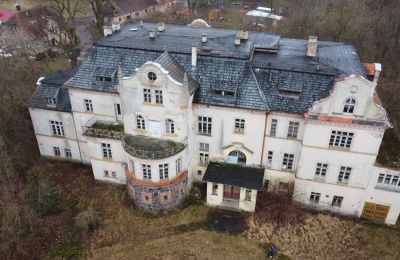 Palazzo in vendita Bronów, Pałac w Bronowie, Bassa Slesia, Foto con drone