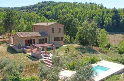 Casa di campagna in vendita Montescudaio, Toscana, RIF 2185 Rustico mit Treppen zum Pool