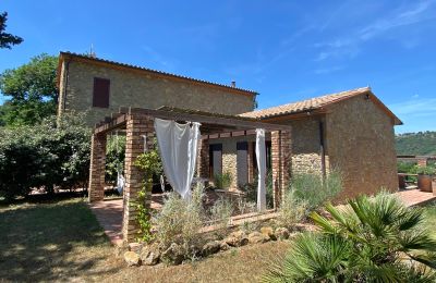 Casa di campagna in vendita Montescudaio, Toscana, RIF 2185 Rustico und Terrasse