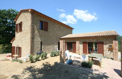 Casa di campagna in vendita Montescudaio, Toscana, RIF 2185  Rustico und Terrasse