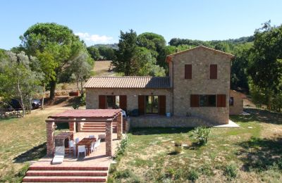 Casa di campagna in vendita Montescudaio, Toscana, RIF 2185 Blick auf Rustico